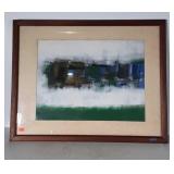 Framed Wall Art. Print I believe signed you need