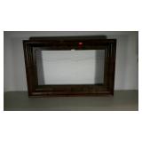 Large deep well style picture framed. Damaged