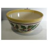 Longaberger Christmas Bowl - Oven, Microwave,