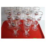 Ten Amstel Light Glasses