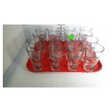 A set of ten pint glasses from2010 Shrimp&Crab