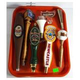 A set of beer taps