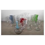 Vases, bud vases, rose bowls