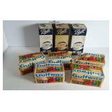Canning supplies- 5 boxes paraffin wax and 3
