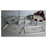 Christmas serving dishes