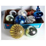 A Collection of large Christmas bulbs