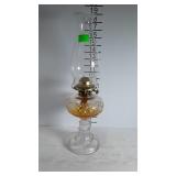Oil lamp in used condition- contains some oil