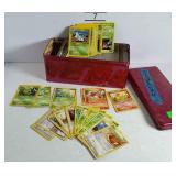 A tin of Collectible Pokemon cards