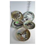 Franklin Porcelain- Five Water Birds of the World