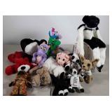 Plush toys with through the years photo albums,