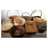 Basket group, including pie carrier and splint