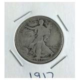 1917 Walking Liberty Half Dollar