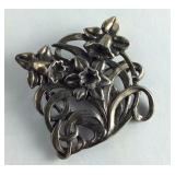 Sterling Silver Daffodil Pin