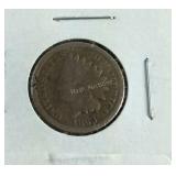 1863 Civil War Era Indian Head Penny