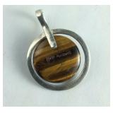 Sterling Silver Tiger Eye Pendant