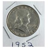 1952 Franklin Half Dollar