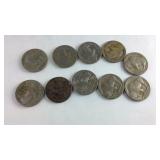 10 Partial/No Date Buffalo Nickels