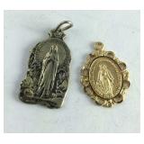 Sterling Silver Saint Pendants
