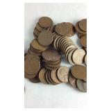 handful of wheat pennies