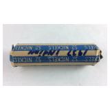 1 Roll 1937 Indian Head Nickels