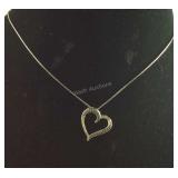 Sterling Silver Heart Necklace