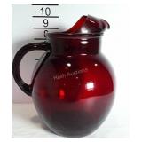 Ruby Red Ball Pitcher