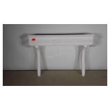 White wall mount shelf 19"x32"