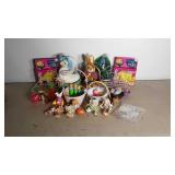 A box lot of Easter decor