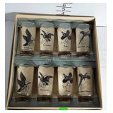 A set of eight FEDERAL blown Glassware tumblers
