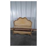 French Prov Bed, twin size, side rails included