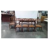 French provincial seven piece dinning set, table