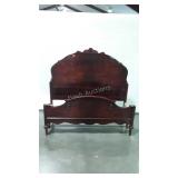 Depression era bed, is full size, with wooden