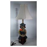 Figural lamp, Raggedy Andy style doll base with