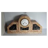 Marble Clock (real)  no hands or machinery