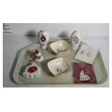 Holiday Lenox Group: Christmas Egg, bell, candle