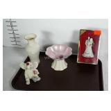 Lenox group: vase, "Teacher