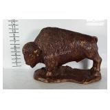 Painted ceramic buffalo. Overall nice condition,