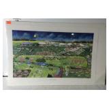 A bird eye view poster by Sarah Wickersham