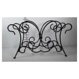 Iron magazine rack