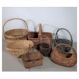 Lot of 7 baskets