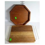 Wooden Cutting board and serving tray