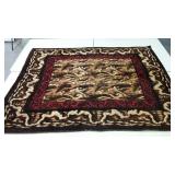 Buggy lap blanket, needs small repair, 59 x 46
