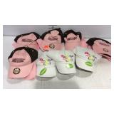 Eight toddlers cap and hat combos