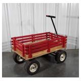 Wagon, removable stack sides, pneumatic Tires