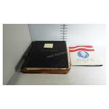 WW II Scrapbook - & Stamp Folder with various