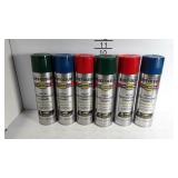 6 Cans RUST-OLEUM High Performance Enamel in 3