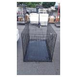 Large metal dog crate