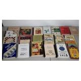 Vintage  cookbook lot.