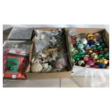 Christmas decor - ornaments, tree removal bag,