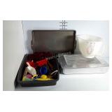 Baking items- Brownie pans, cookie sheet and etc.